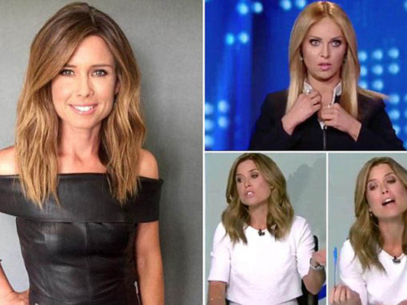 اضغط لمشاهدة الفيديو: شجار بين مذيعة أخبار ومراسلة قبل بدء البرنامج!